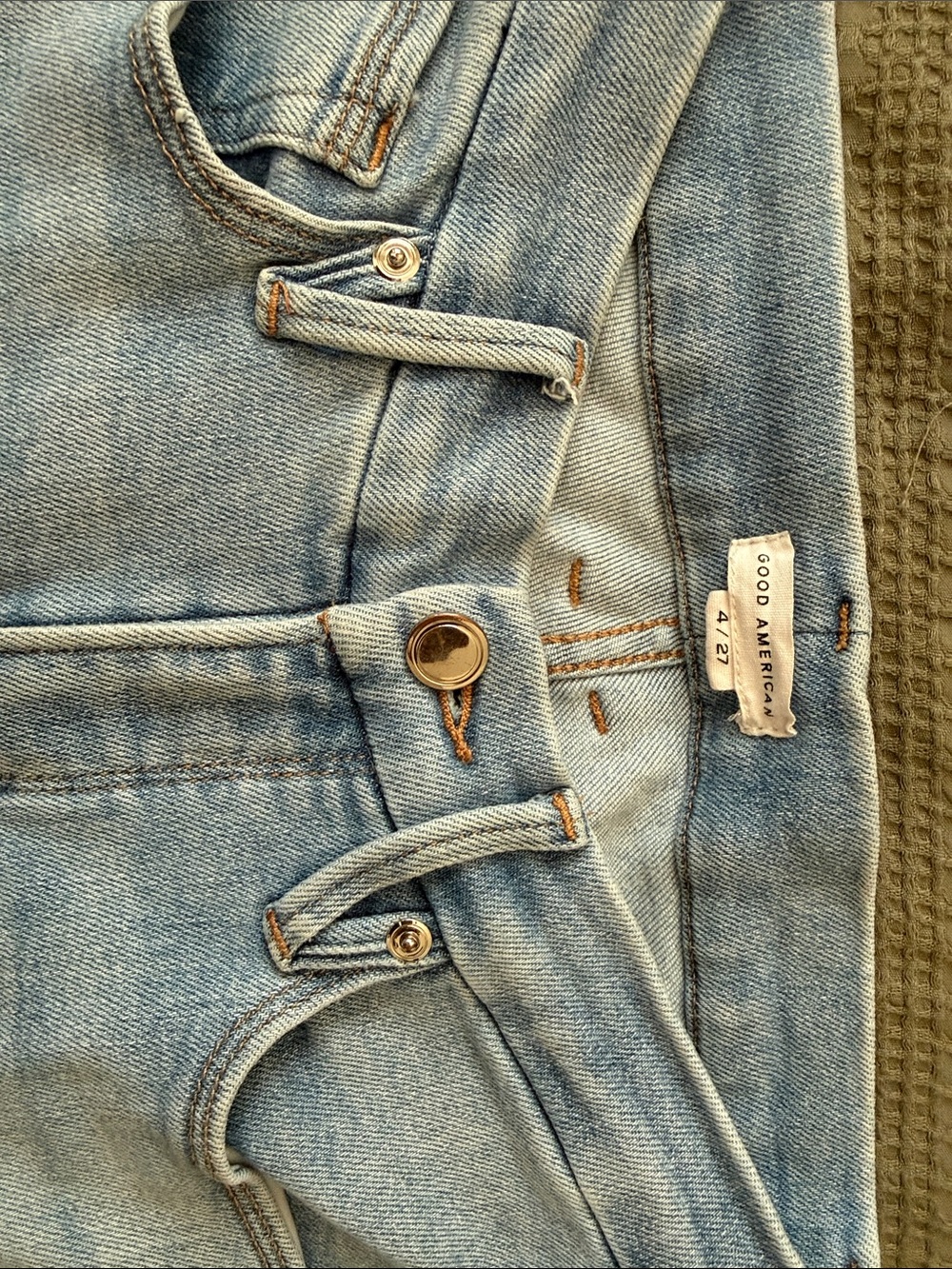 Good American Light Wash High-Rise Jeans